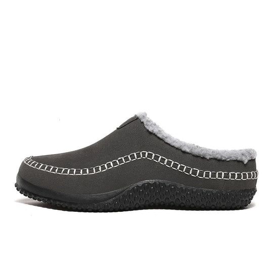 Fleece Voering Slippers Dames van Synthetisch Stof met Gesloten Neus - Zova - Fashion