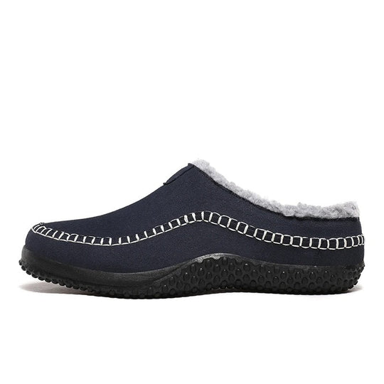 Fleece Voering Slippers Dames van Synthetisch Stof met Gesloten Neus - Zova - Fashion