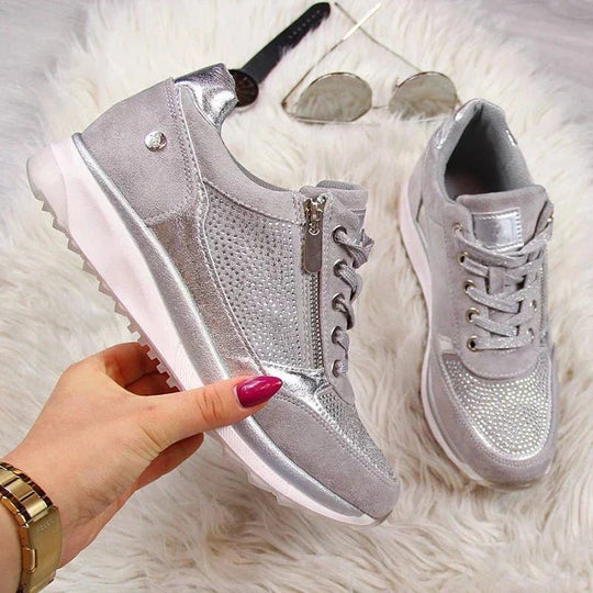 Frida Sneakers Dames met Chunky Zool en Ademend Materiaal - ZovaFashion - Schoenen Dames