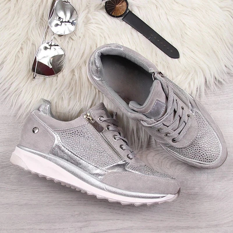 Frida Sneakers Dames met Chunky Zool en Ademend Materiaal - ZovaFashion - Schoenen Dames