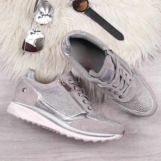 Frida Sneakers Dames met Chunky Zool en Ademend Materiaal - ZovaFashion - Schoenen Dames