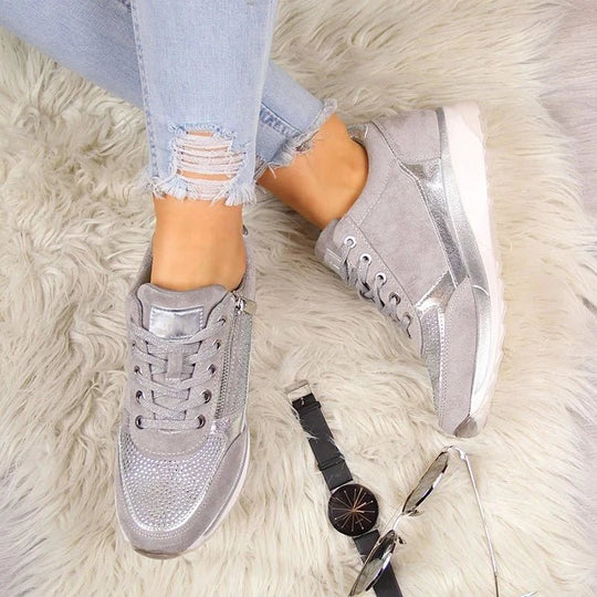 Frida Sneakers Dames met Chunky Zool en Ademend Materiaal - ZovaFashion - Schoenen Dames