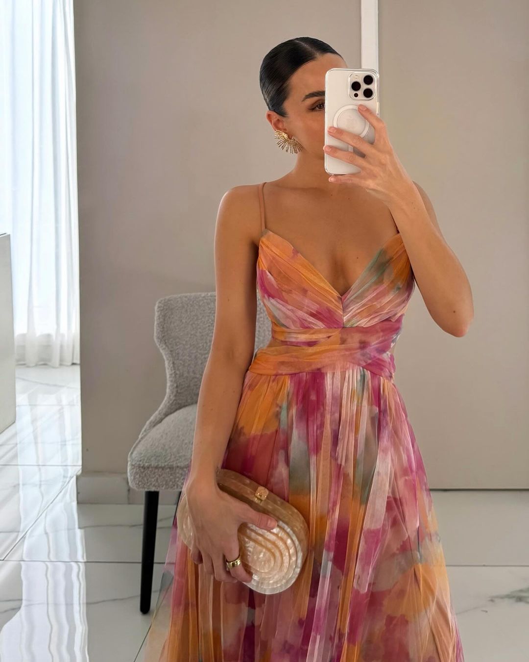 Gardenia - Maxi jurk met bloemenpatroon - ZovaFashion - Maxi Jurk