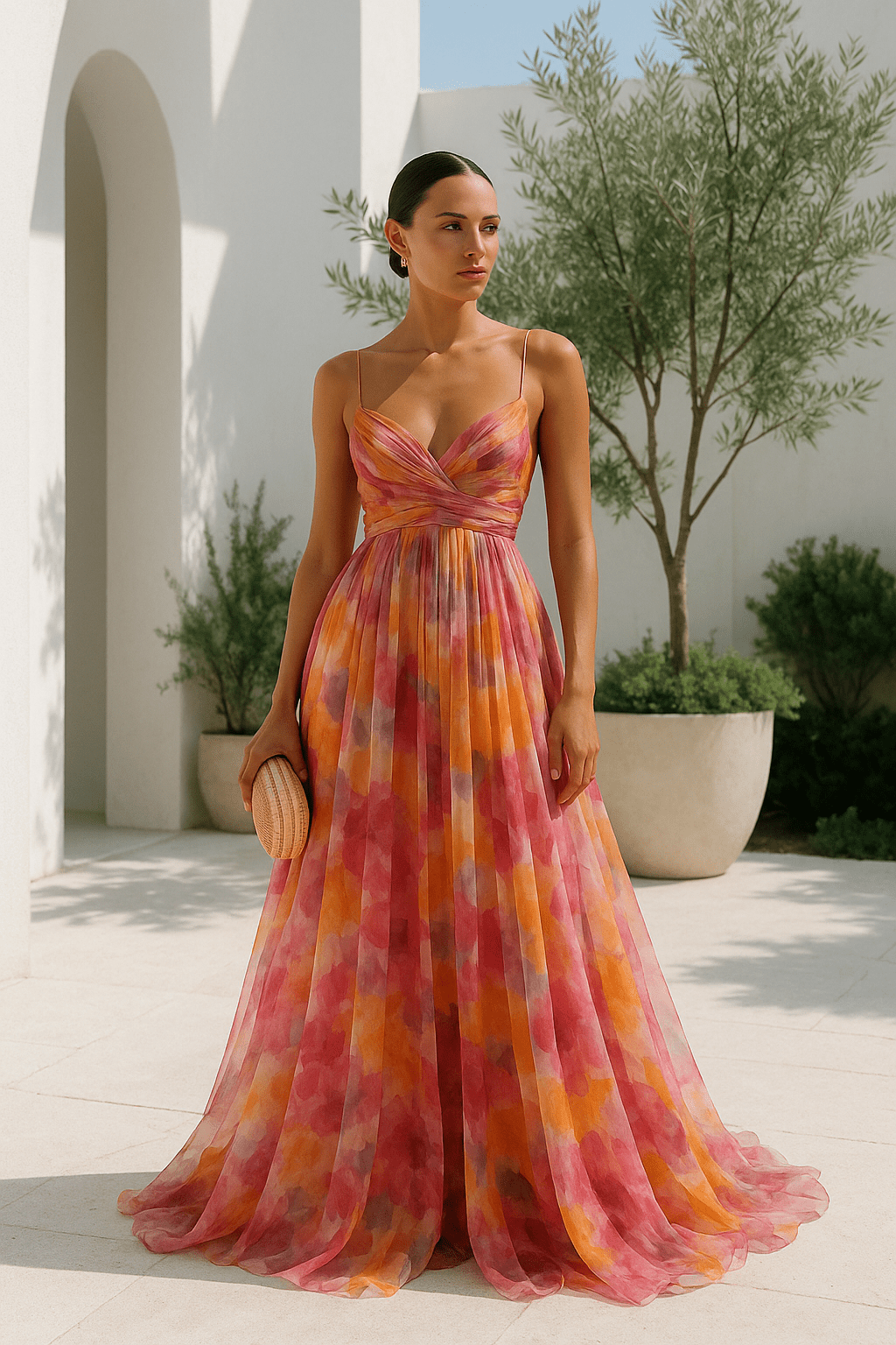 Gardenia - Maxi jurk met bloemenpatroon - ZovaFashion - Maxi Jurk