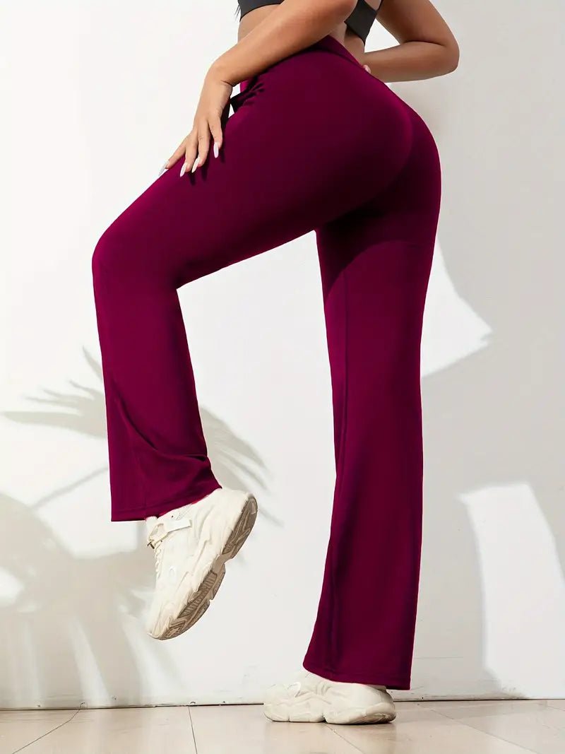 High - Waisted Pantalon Dames van Stretchy Katoen met Zijzakken - ZovaFashion - Lange Broek Dames
