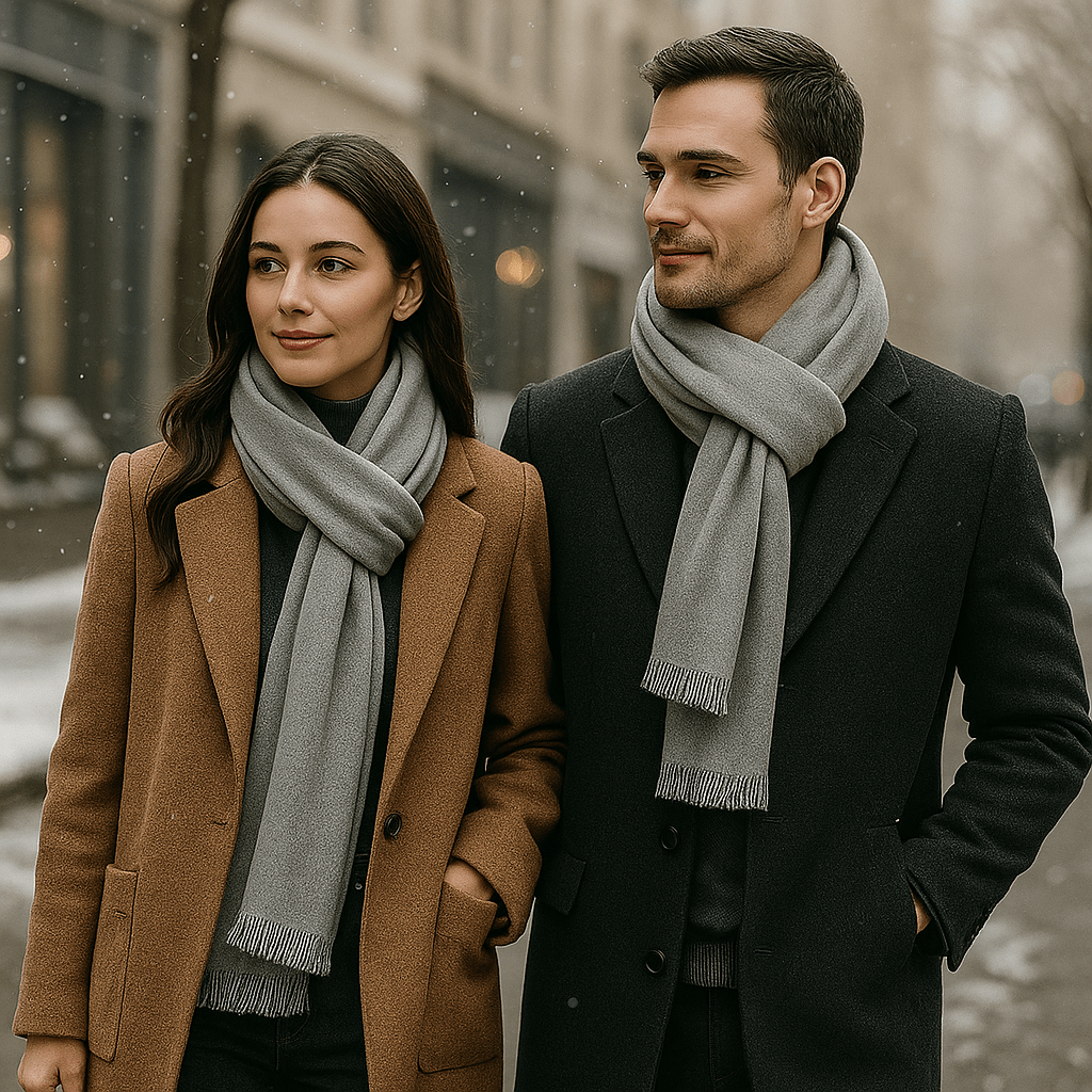 Effen Sjaal Livia – Elegant en Gezellig voor de Winter