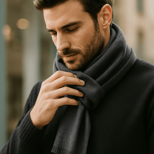 Effen Sjaal Livia – Elegant en Gezellig voor de Winter