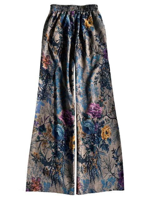 Jessica Spijkerbroek Dames met Bloemenprint en Relaxed Fit van Katoen - ZovaFashion - Spijkerbroek Dames