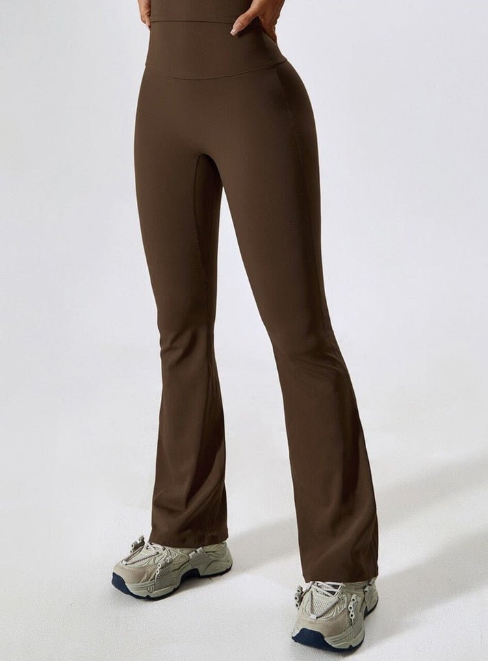 Joggingbroek Dames met Hoge Taille en Taps Toelopende Pijpen van Stretchmateriaal - ZovaFashion - Joggingbroek dames