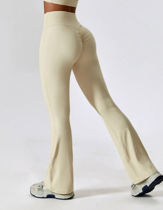 Joggingbroek Dames met Hoge Taille en Taps Toelopende Pijpen van Stretchmateriaal - ZovaFashion - Joggingbroek dames