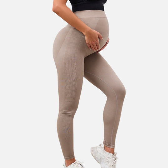 Joggingbroek Dames van Katoen met Hoge Taille en Zachte Compressie - ZovaFashion - Joggingbroek dames