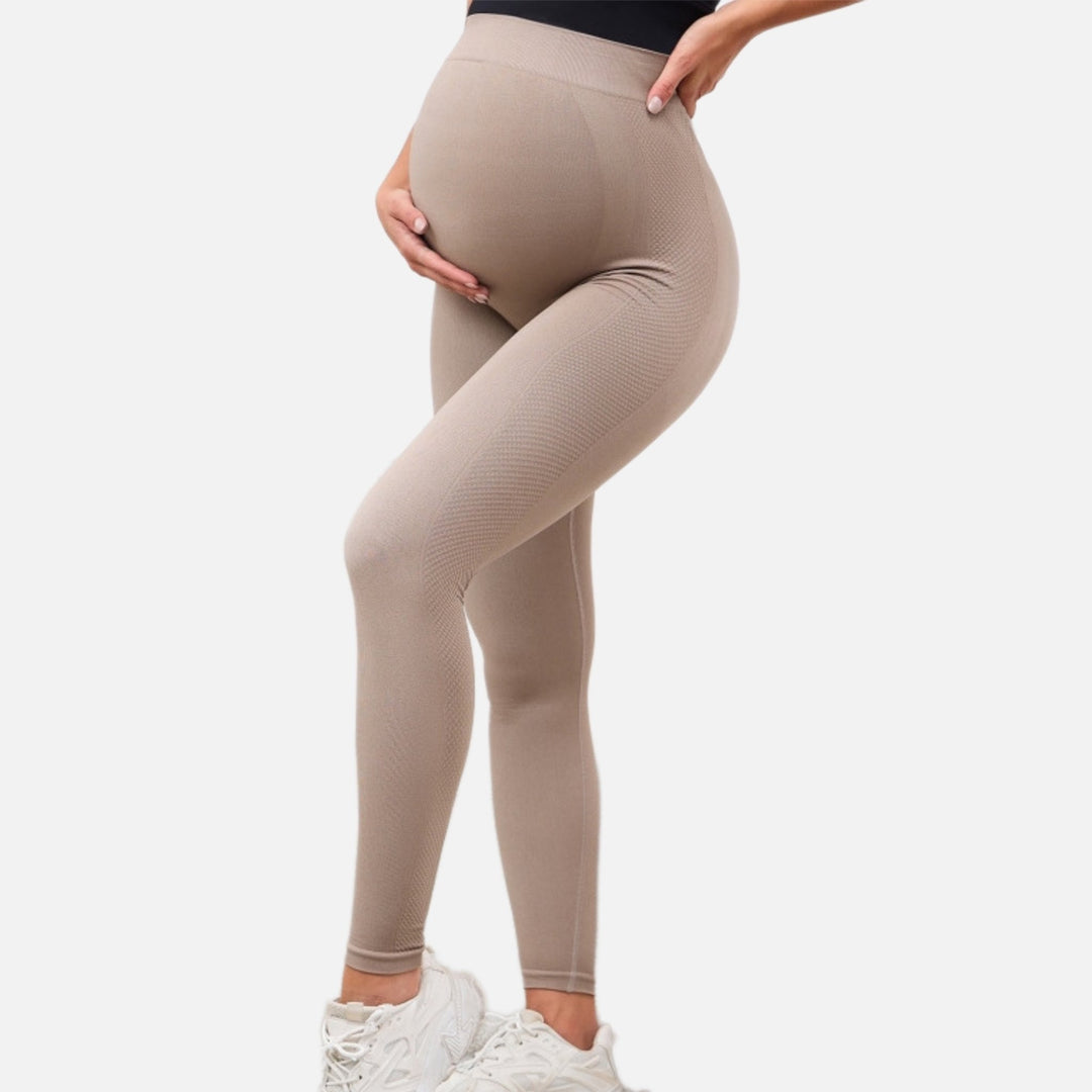 Joggingbroek Dames van Katoen met Hoge Taille en Zachte Compressie - ZovaFashion - Joggingbroek dames