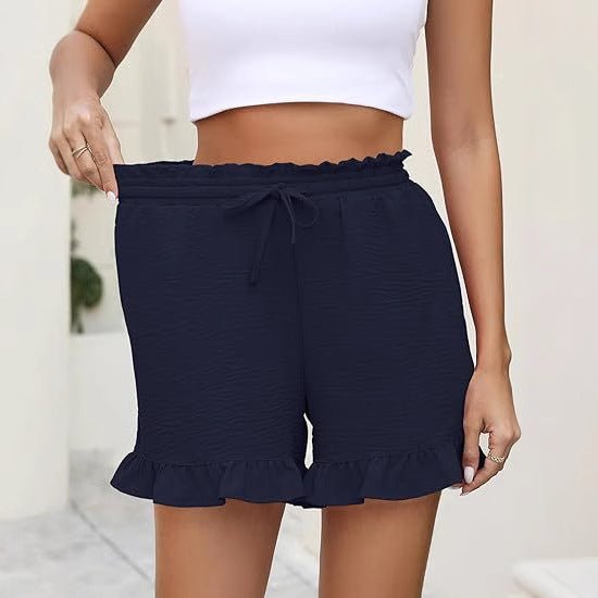 Katoenen Korte Broek Dames met Gingham Patroon en Elastische Tailleband - Zova - Fashion - Korte Broek Dames