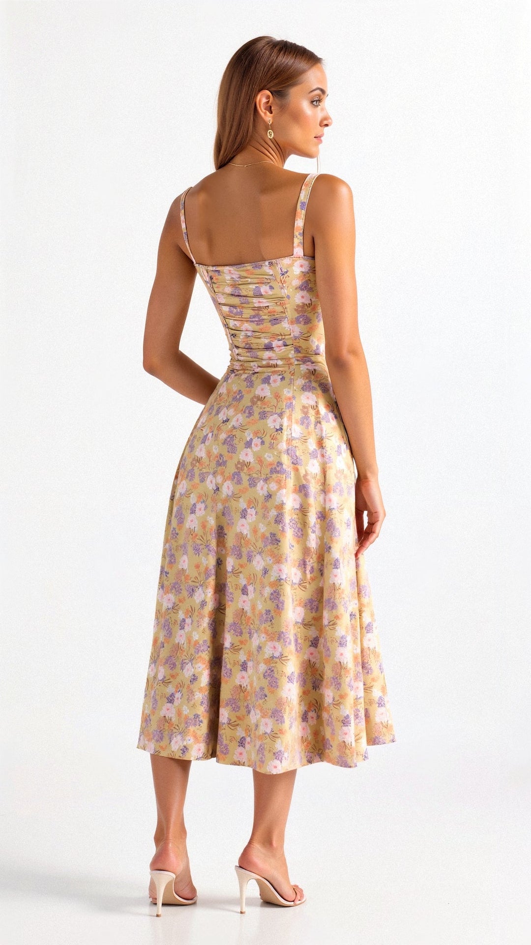 Kiana Corset Midi Zomerjurk Dames van Zacht Materiaal met Corset Top en Midi Lengte - ZovaFashion - Midi Jurk