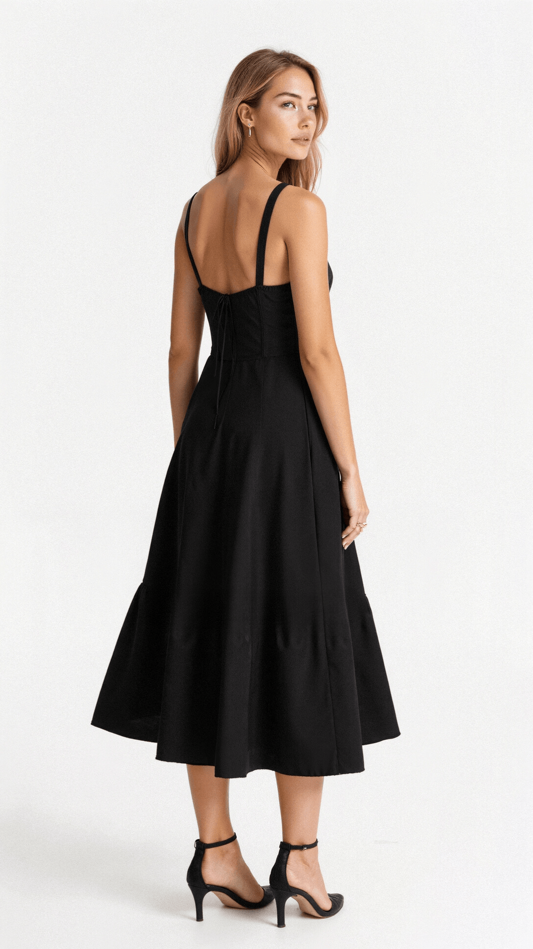 Kiana Corset Midi Zomerjurk Dames van Zacht Materiaal met Corset Top en Midi Lengte - ZovaFashion - Midi Jurk