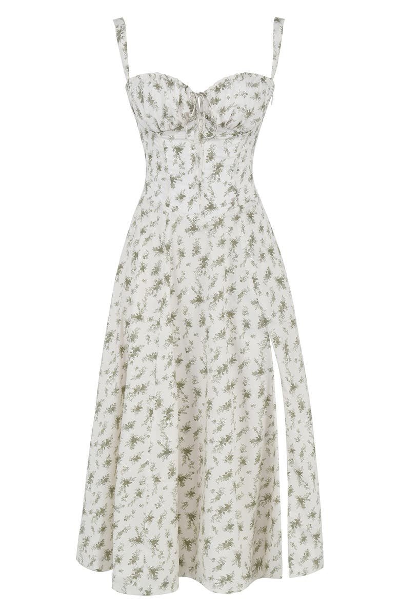Kiana Corset Midi Zomerjurk Dames van Zacht Materiaal met Corset Top en Midi Lengte - ZovaFashion - Midi Jurk