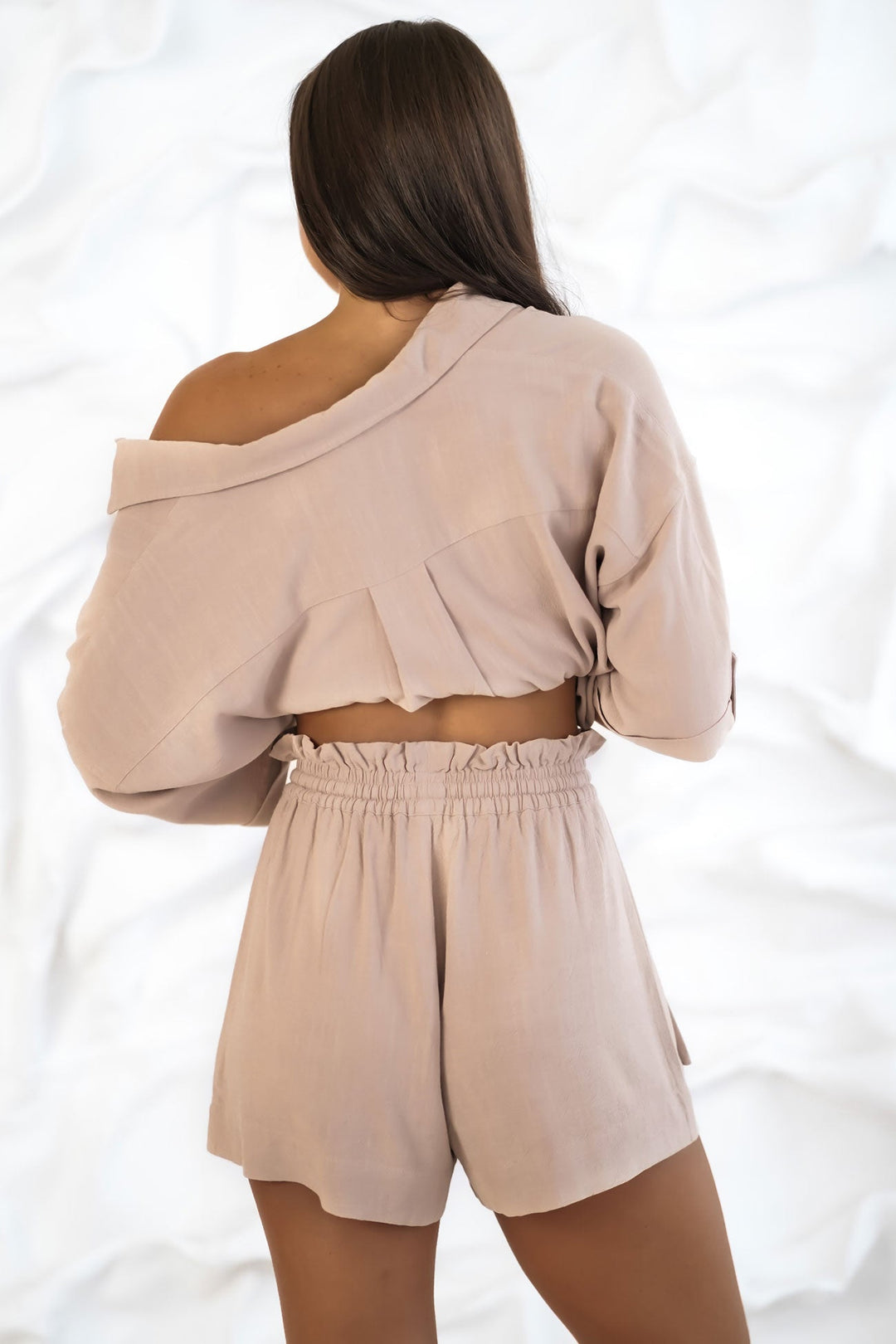 Korte Broek Dames met Hoge Taille en Voorzakken - Zova - Fashion