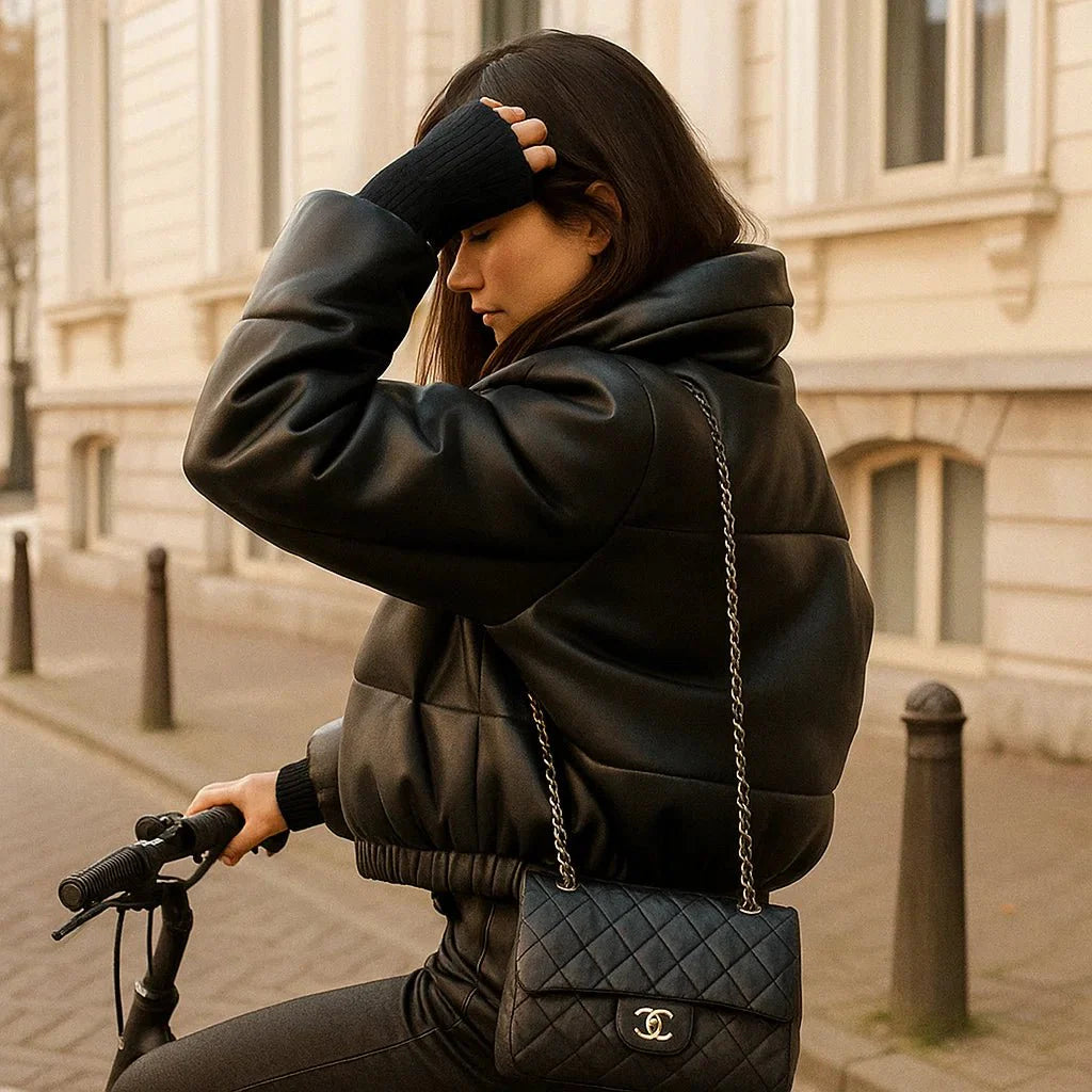 Korte Gewatteerde Jas - Bomberstijl - Licht en Warm
