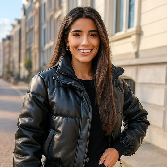 Korte Gewatteerde Jas - Bomberstijl - Licht en Warm