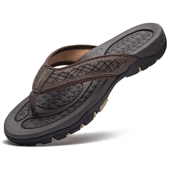 Leren Orthopedische Sandalen Dames met Ademend Bovenwerk en Open Neus - ZovaFashion - Sandalen Dames
