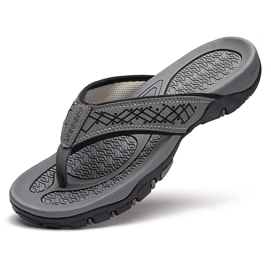 Leren Orthopedische Sandalen Dames met Ademend Bovenwerk en Open Neus - ZovaFashion - Sandalen Dames