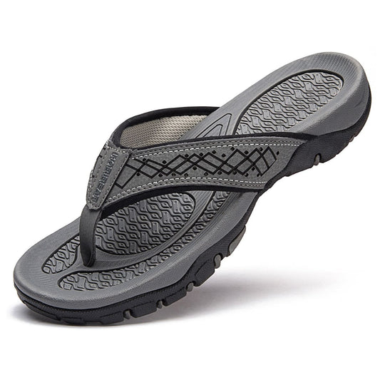 Leren Orthopedische Sandalen Dames met Ademend Bovenwerk en Open Neus - ZovaFashion - Sandalen Dames