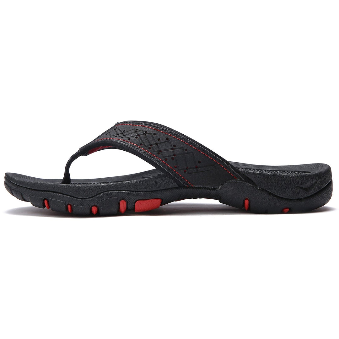Leren Orthopedische Sandalen Dames met Ademend Bovenwerk en Open Neus - ZovaFashion - Sandalen Dames