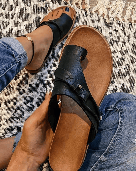 Leren Orthopedische Sandalen Dames met Verstelbare Bandjes en Lichtgewicht Ontwerp - Zova - Fashion