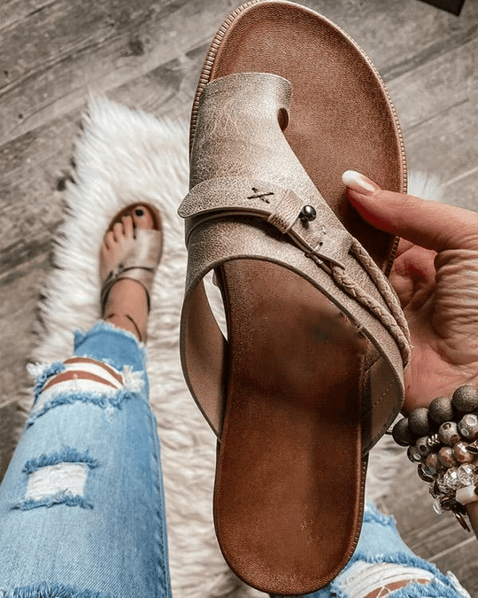 Leren Orthopedische Sandalen Dames met Verstelbare Bandjes en Lichtgewicht Ontwerp - Zova - Fashion