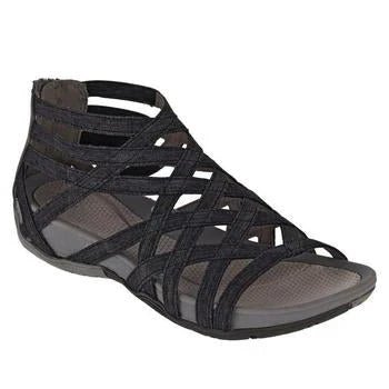 Leren Sandalen Dames met Orthopedische Zool en Verstelbare Bandjes - Zova - Fashion - Sandalen Dames