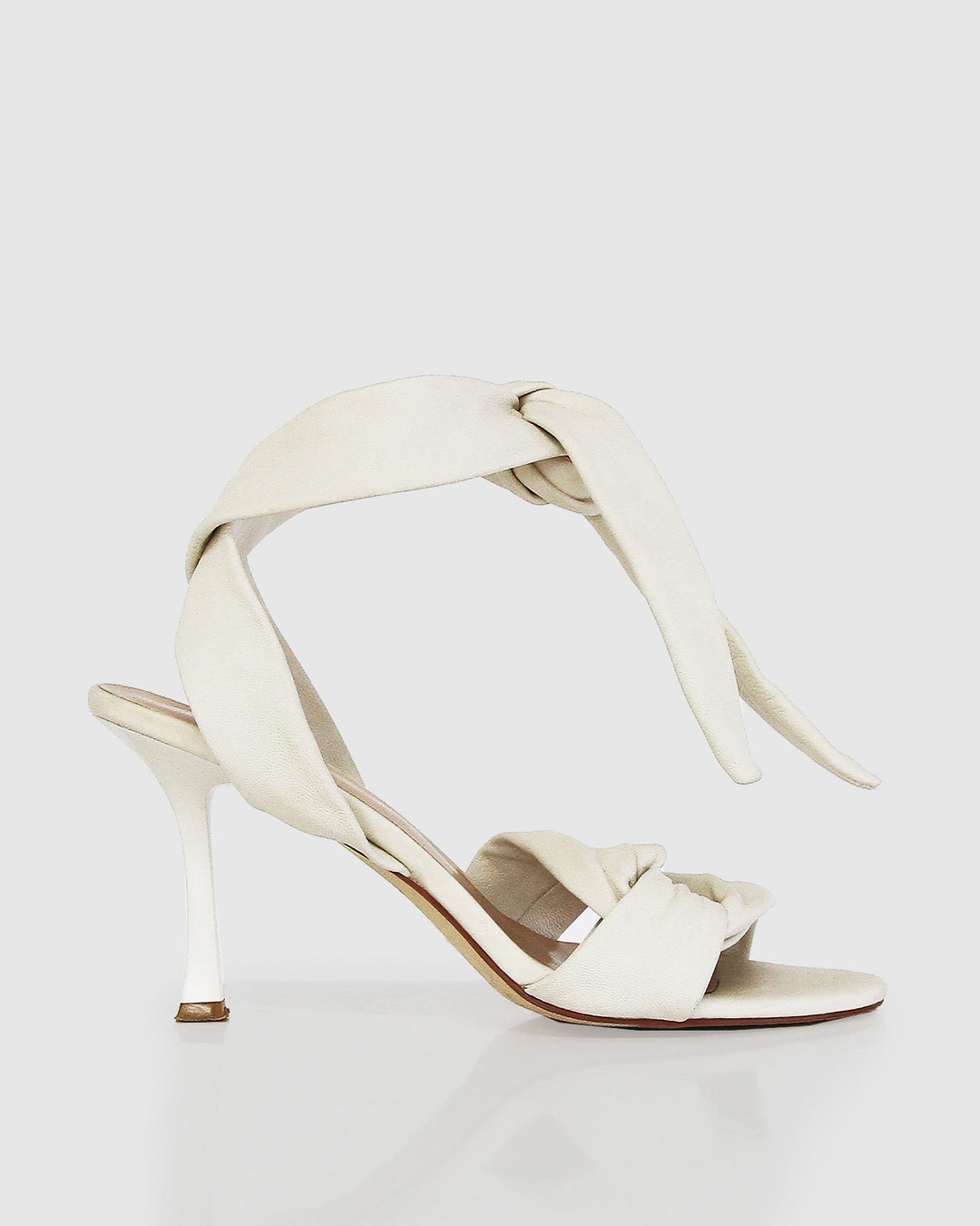 Leren Sandalen Dames met Twisted Straps en Stiletto Hak - Zova - Fashion - Sandalen Dames