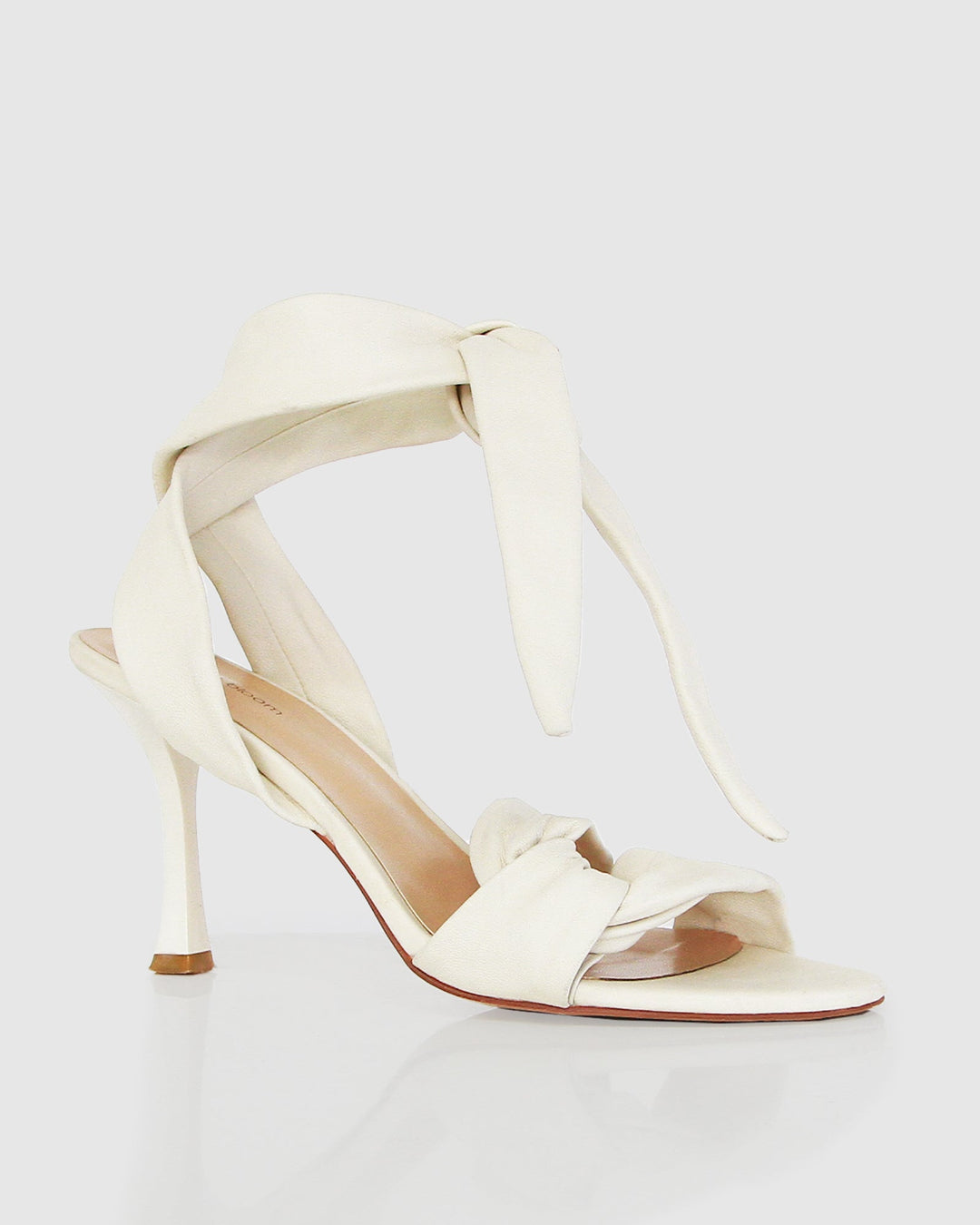 Leren Sandalen Dames met Twisted Straps en Stiletto Hak - Zova - Fashion - Sandalen Dames