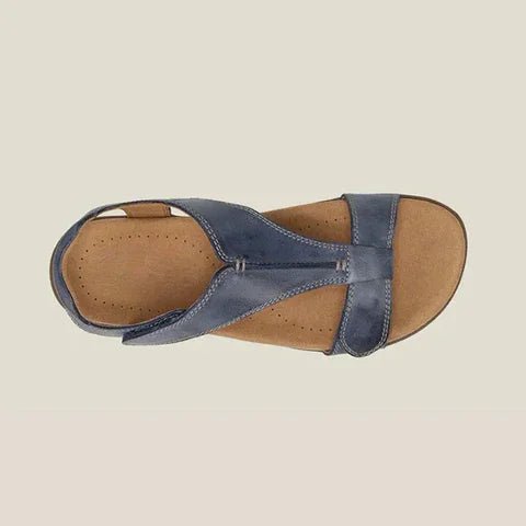 Leren Sandalen Dames met Verstelbare Bandjes - Zova - Fashion