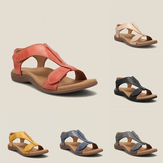 Leren Sandalen Dames met Verstelbare Bandjes - Zova - Fashion