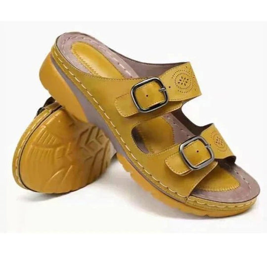 Leren Sandalen Dames met Verstelbare Bandjes en Ergonomisch Ontwerp - Zova - Fashion - Sandalen Dames