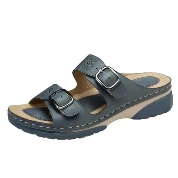 Leren Sandalen Dames met Verstelbare Bandjes en Ergonomisch Ontwerp - Zova - Fashion - Sandalen Dames