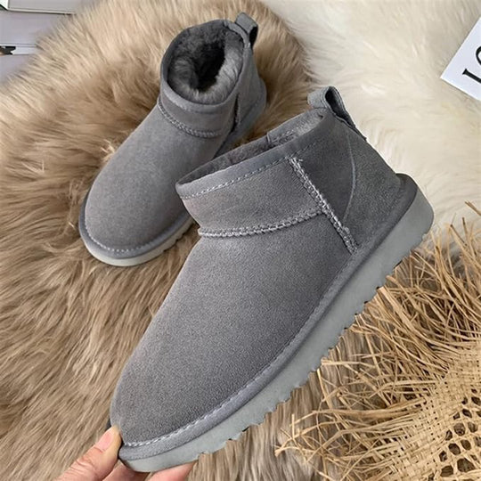 Leren Sneakers Dames met Chunky Zool en Ankelhoogte Design - ZovaFashion - Schoenen Dames