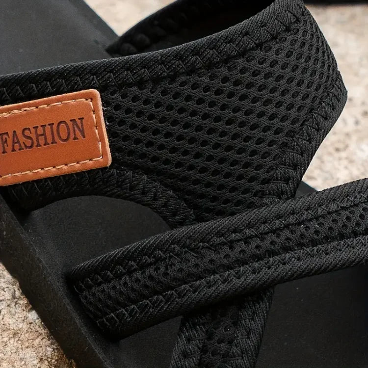 Lichtgewicht Mesh Sandalen Dames met Verstelbare Bandjes en Relaxed Fit - ZovaFashion - Sandalen Dames