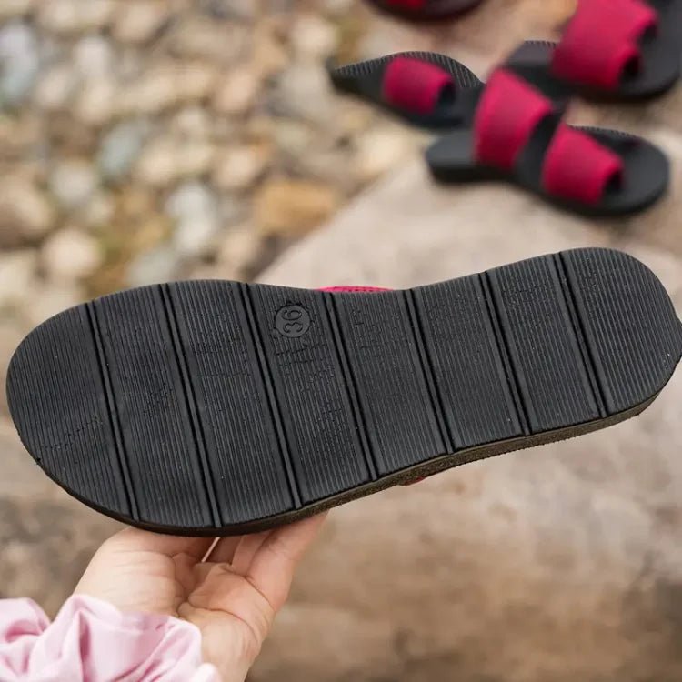 Lichtgewicht Mesh Sandalen Dames met Verstelbare Bandjes en Relaxed Fit - ZovaFashion - Sandalen Dames