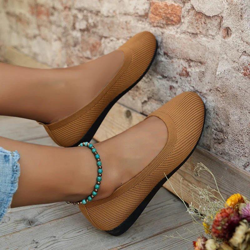 Lichtgewicht Schoenen Dames met Ademend Materiaal en Anti - Slip Zool - ZovaFashion - Schoenen Dames