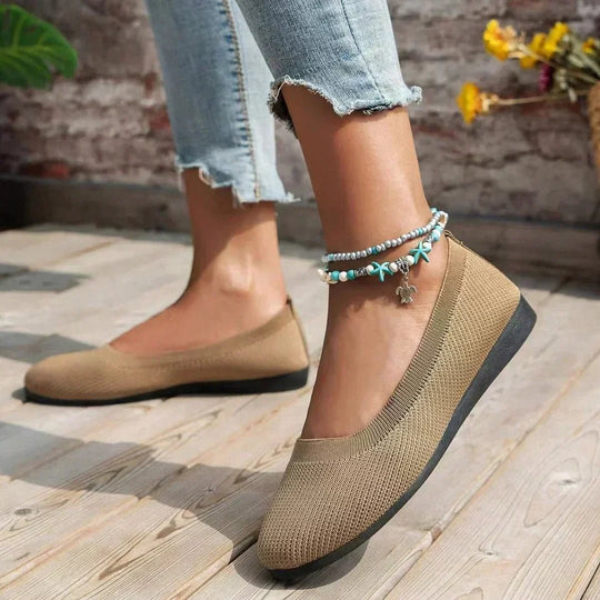 Lichtgewicht Schoenen Dames met Ademend Materiaal en Anti - Slip Zool - ZovaFashion - Schoenen Dames