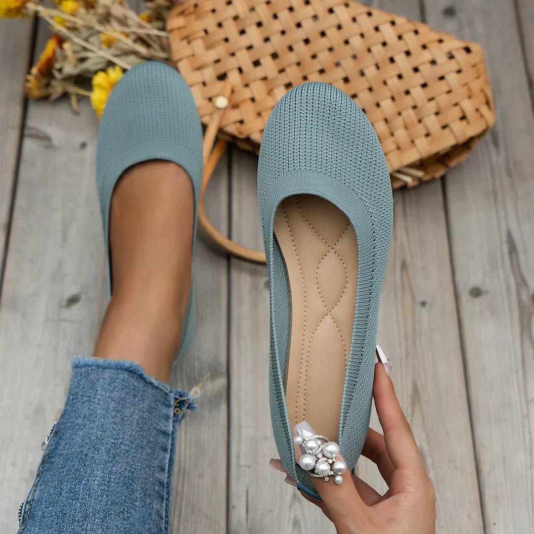 Lichtgewicht Schoenen Dames met Ademend Materiaal en Anti - Slip Zool - ZovaFashion - Schoenen Dames