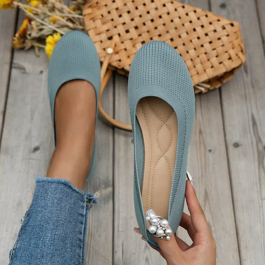 Lichtgewicht Schoenen Dames met Ademend Materiaal en Anti - Slip Zool - ZovaFashion - Schoenen Dames