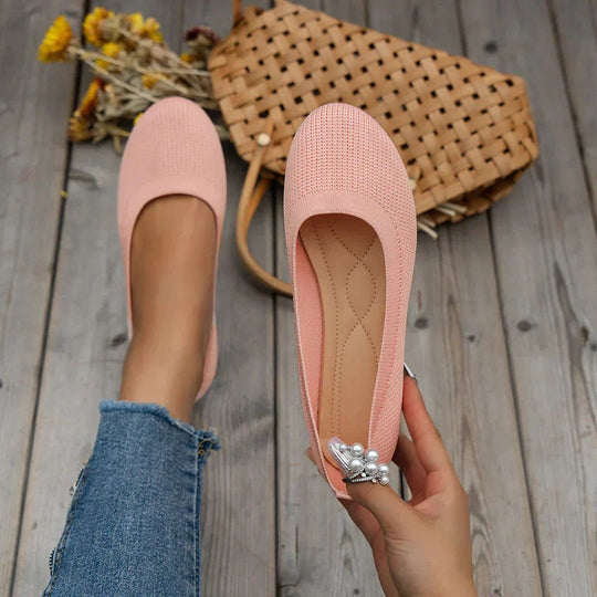 Lichtgewicht Schoenen Dames met Ademend Materiaal en Anti - Slip Zool - ZovaFashion - Schoenen Dames