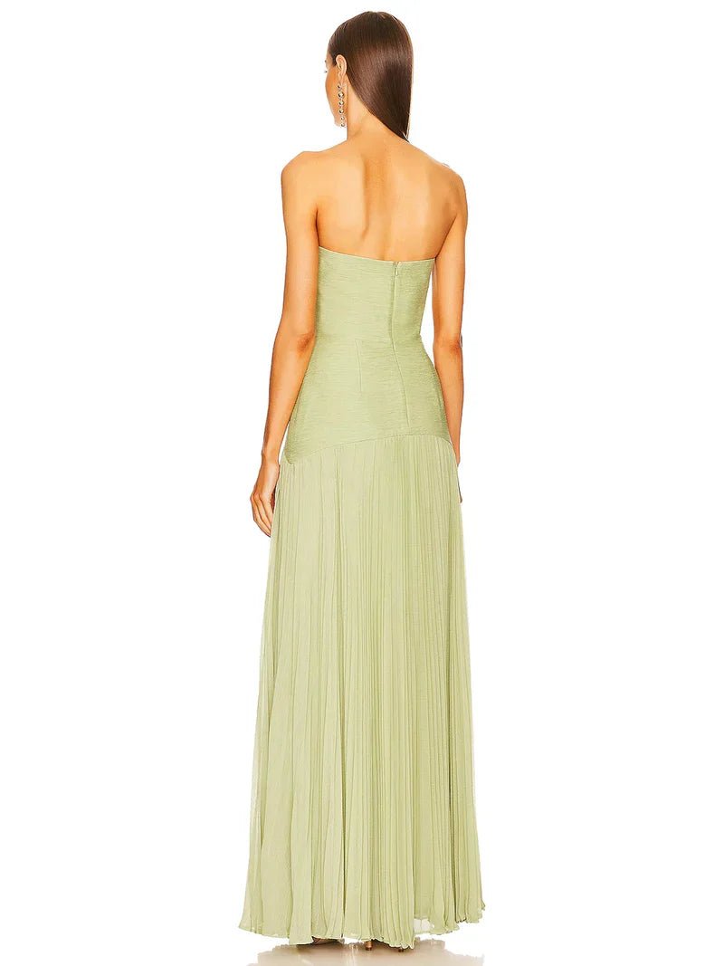 Linnen Maxi Zomerjurk met Mouwloos Design en Lage Taille - Zova - Fashion - Maxi Jurk