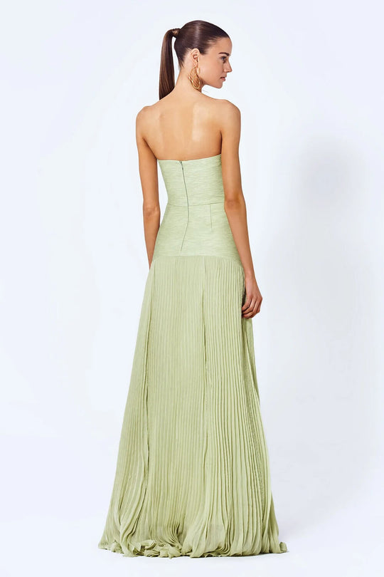 Linnen Maxi Zomerjurk met Mouwloos Design en Lage Taille - Zova - Fashion - Maxi Jurk