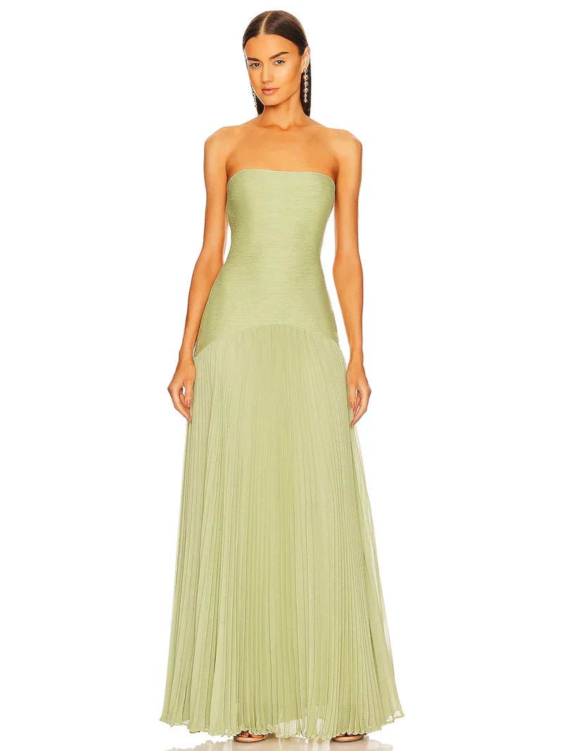 Linnen Maxi Zomerjurk met Mouwloos Design en Lage Taille - Zova - Fashion - Maxi Jurk