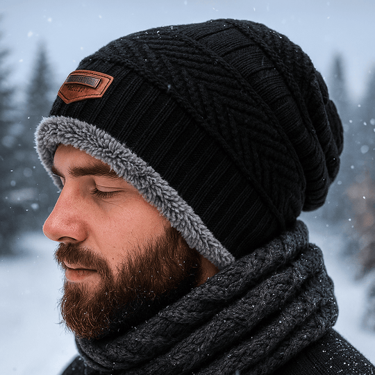 Lukas – Dubbele Wintermuts met Ultra Warme Bontvoering