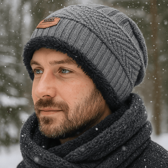 Lukas – Dubbele Wintermuts met Ultra Warme Bontvoering