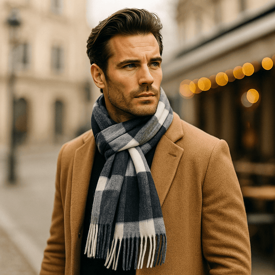 Luxe Wol Sjaal – Warm, Zacht en Elegant voor de Winter